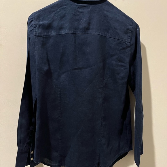 Navy blue button down shirt - Picture 4 of 7